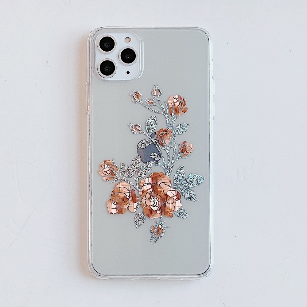 NEW iPhone 11/Pro/Max/XR/7/8/Plus Golden Rose case - Picture 2 of 5
